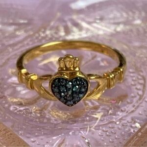 💙Blue Diamond Claddagh Ring💙